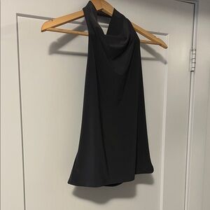 Elegant Grey Halter/Backless Top